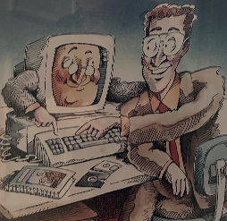 Educational software illustration